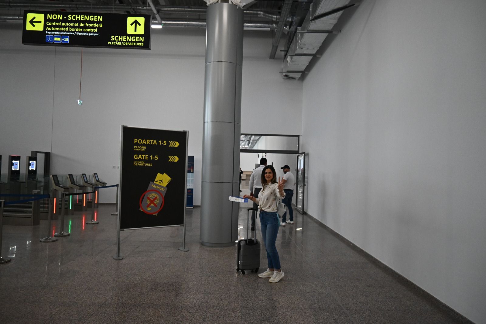 Prima zi Air Schengen la Aeroportul Internațional Sibiu