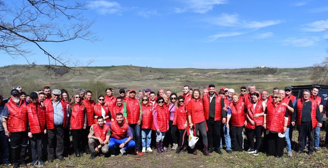 Europarlamentarul Victor Negrescu, deputatul Bogdan Trif și candidatul PSD pentru Primăria Sibiu au participat la o acțiune de plantare de puieți la sfârșitul acestei săptămâni în Vărd
