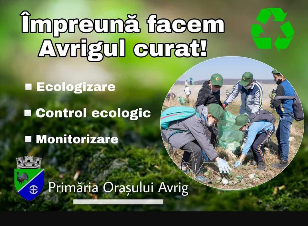 “Împreună facem Avrigul curat!”, campanie de ecologizare