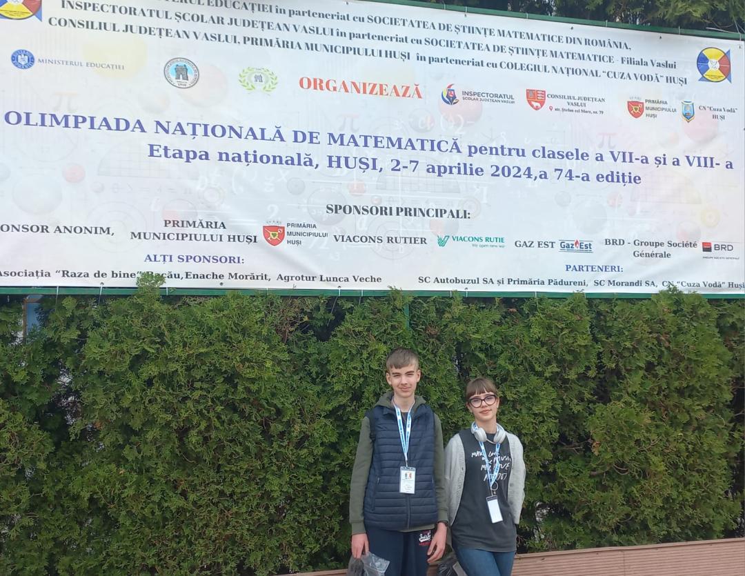 Trei medalii de bronz au obținut elevii sibieni la faza națională a Olimpiadei de Matematică și o mențiune la Olimpiada Națională de Lingvistică