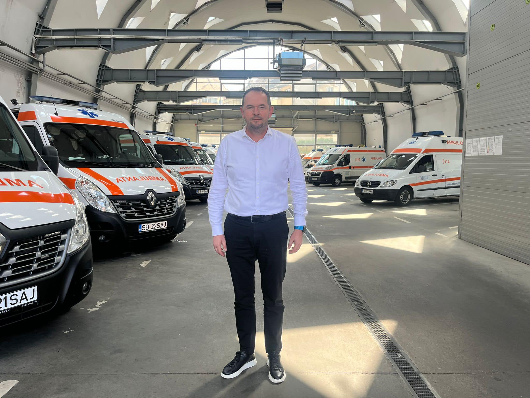 Claudiu Mureșan: Echipajele de la Ambulanța Mediaș vor primi, în curând, o ambulanță de tip C nou nouță
