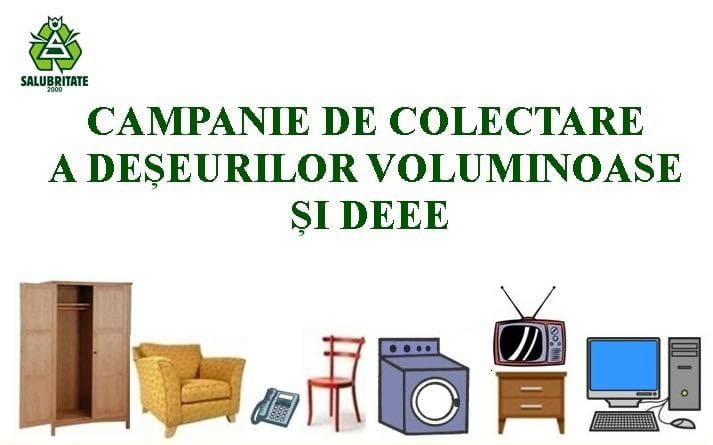Campanie de colectare a deșeurilor voluminoase și DEEE, organizată de SOMA Salubrizare - Zona Avrig