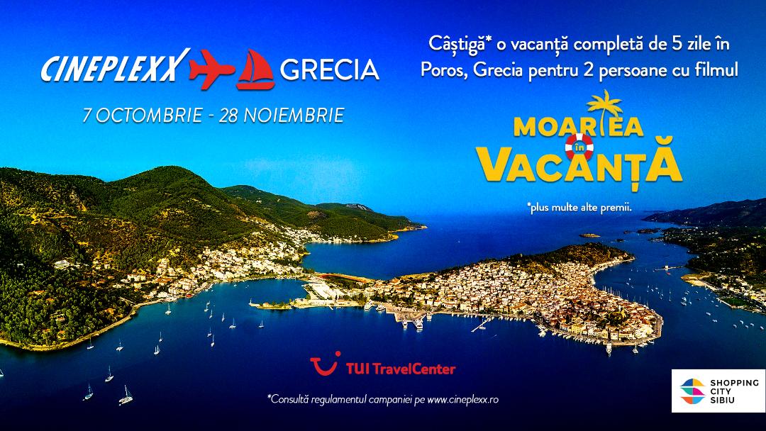 Moartea își ia vacanță...tu te vezi cu Mircea Bravo la Cineplexx Sibiu