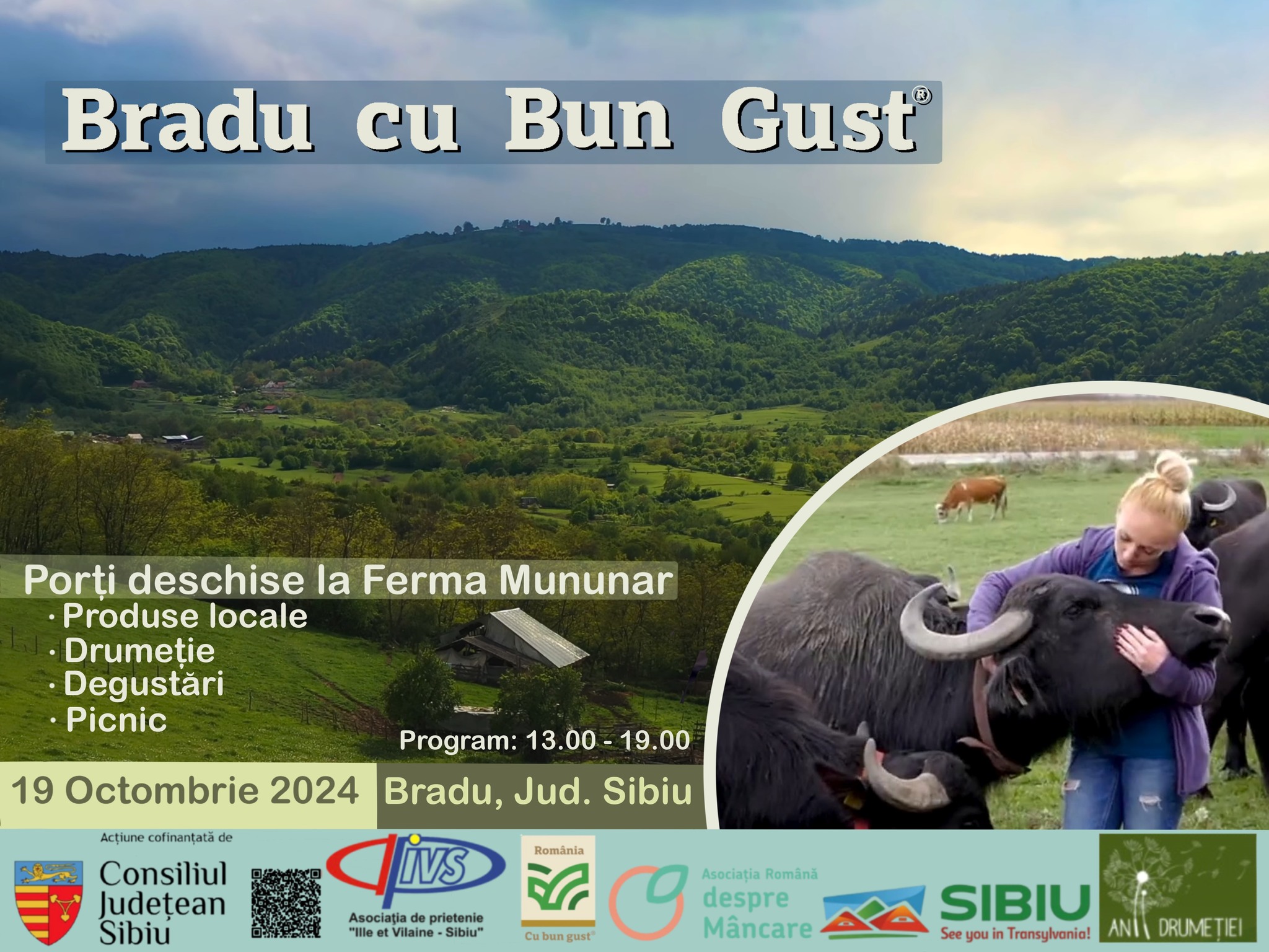 Consiliul Județean Sibiu: „Bradu cu Bun Gust” este un eveniment care promovează producătorii locali din județul Sibiu