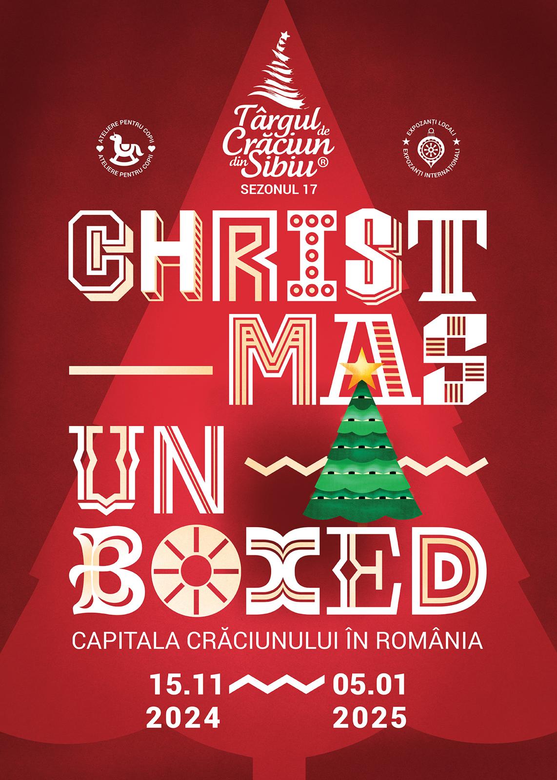 Sibiu devine din nou Capitala Crăciunului în România: „Christmas Unboxed”, la cel mai iubit eveniment de iarnă