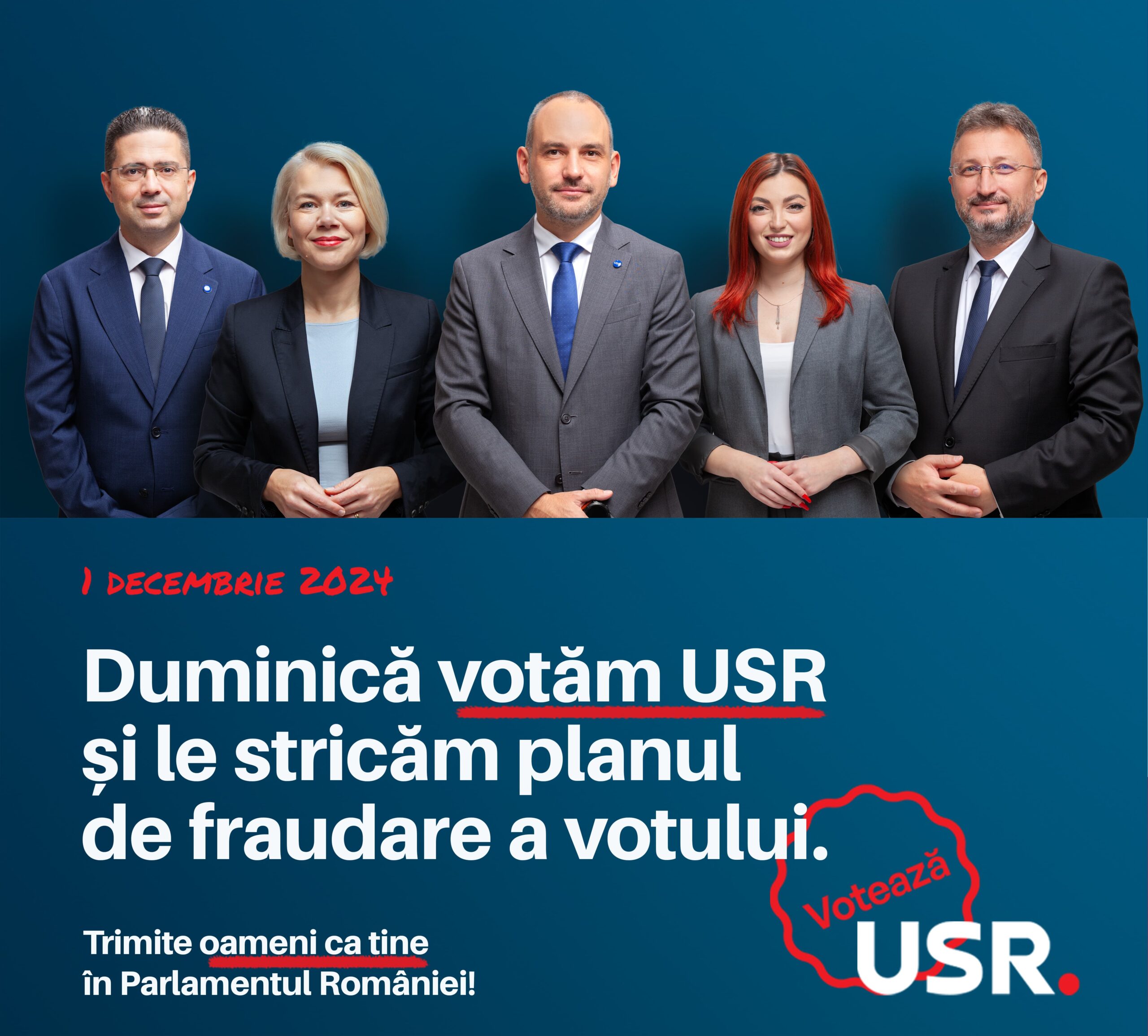 USR Sibiu: Renumărarea voturilor fără transparență, un atac la democrație