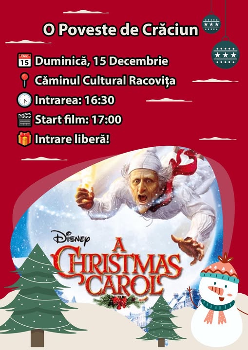 "O poveste de Crăciun" la Racovița