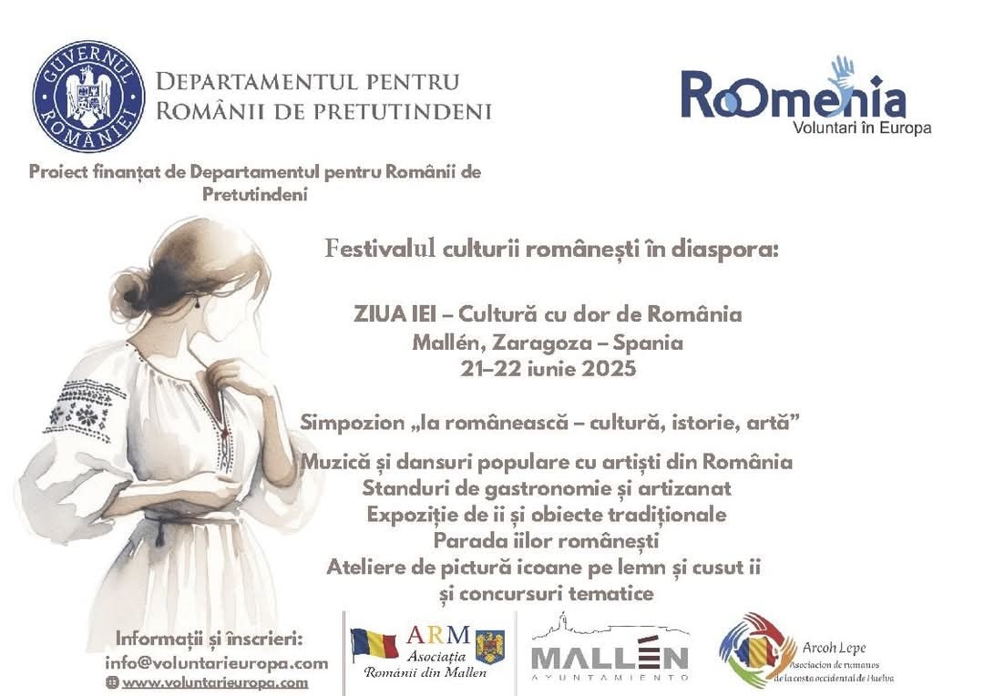 Ansamblul Folcloric „Purtata Secașelor” din Miercurea Sibiului, ambasadori ai tradițiilor românești la Festivalul culturii românești din Spania