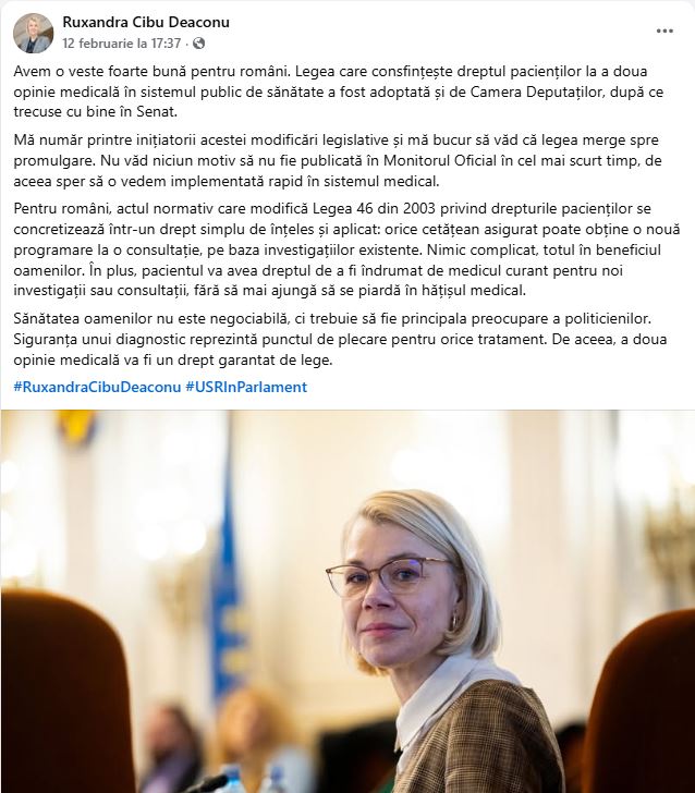 Autorii din Parlament și lauda din online. Cibu Deaconu își asumă meritul unei legi inițiate de Cîmpean și Vass