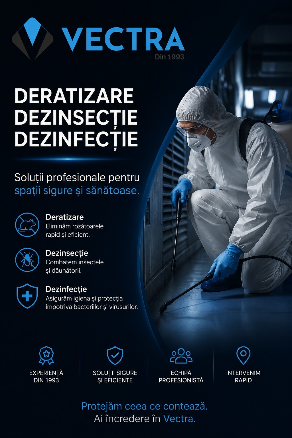 VECTRA Sibiu – Standardul real în deratizare, dezinsecție și dezinfecție